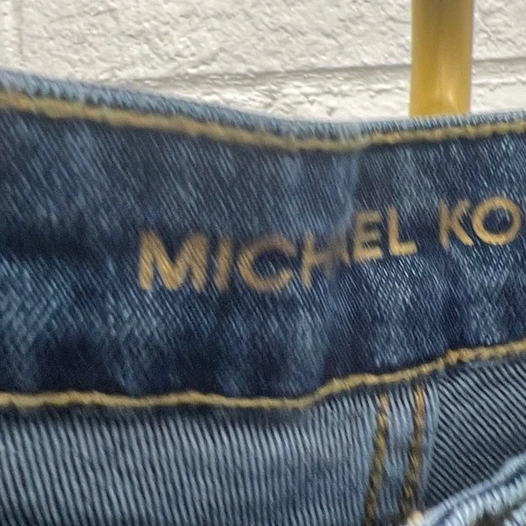 Michael Kors Dark Blue Relaxed Jeans - Picture 2 of 3